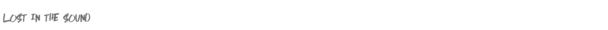Sample characters Lost in the Sound Font